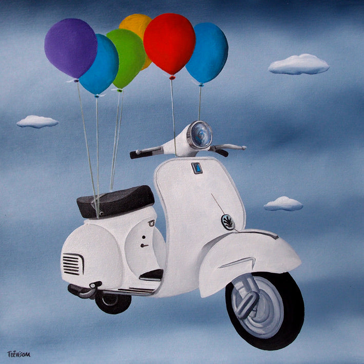 Flying Vespa
