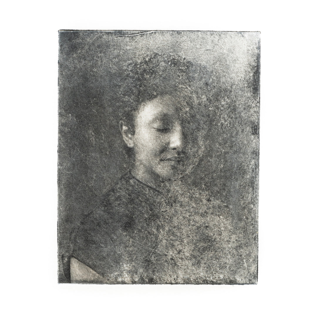 grainy black and white detail portrait face chiaroscuro 