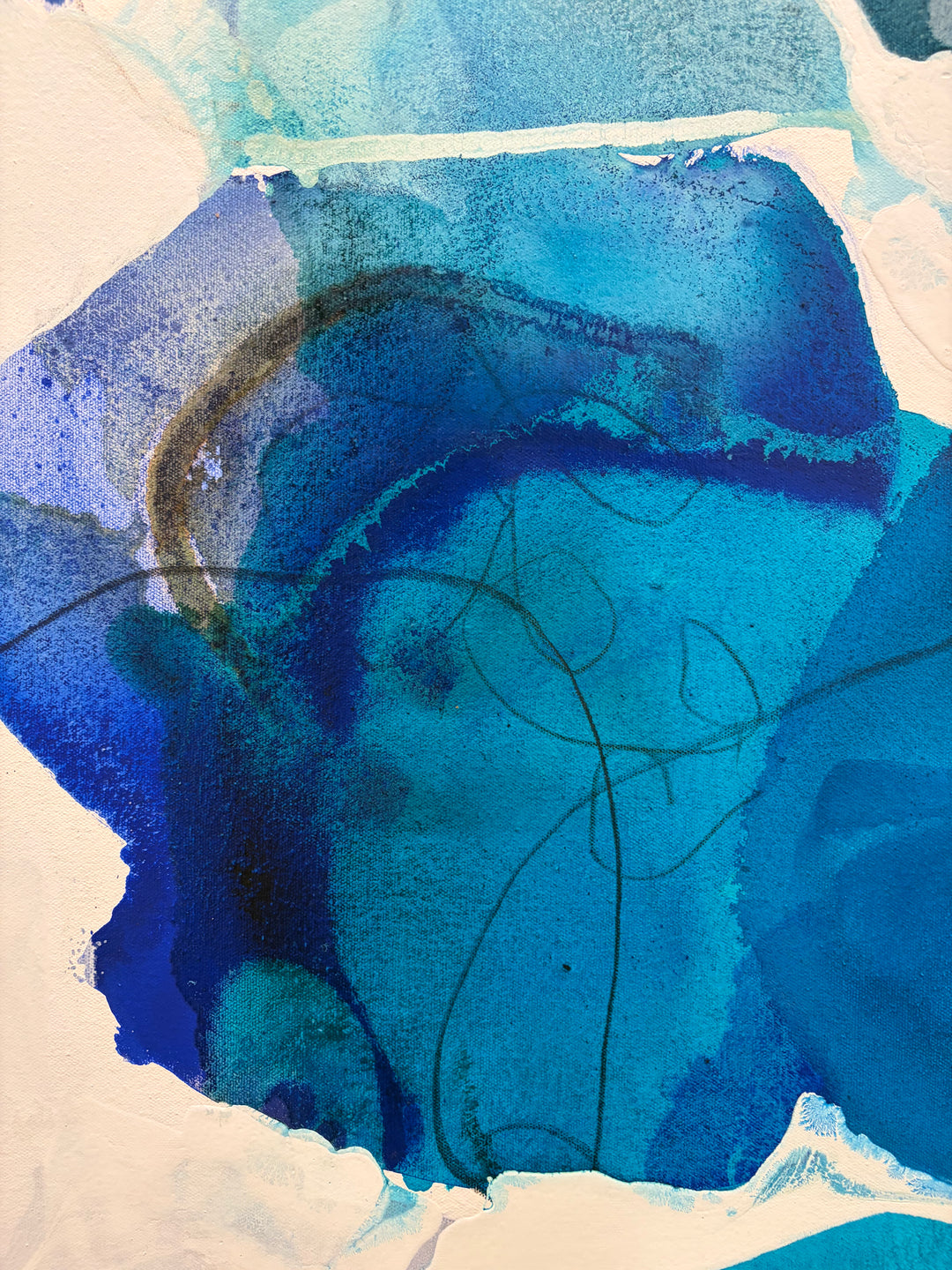 Blue Beach Glass 1