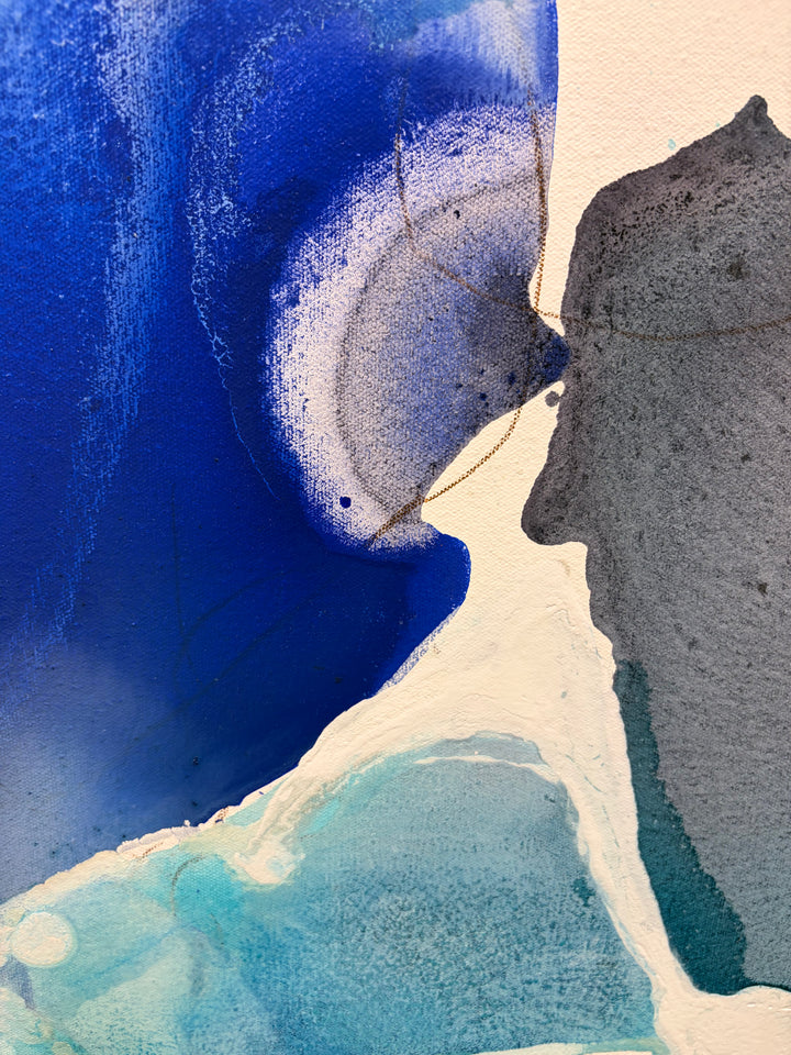 Blue Beach Glass 1