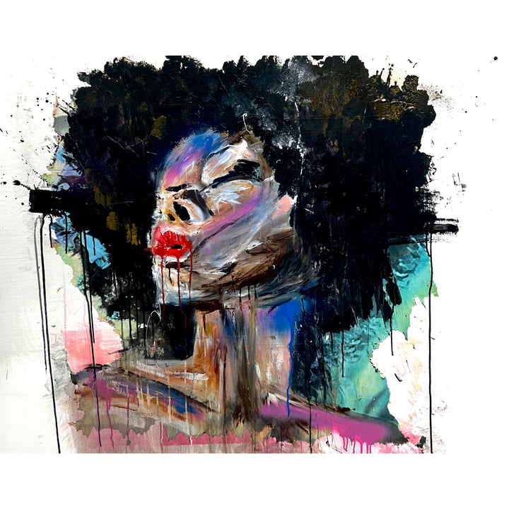 colorful pop expressionist prison basquiat