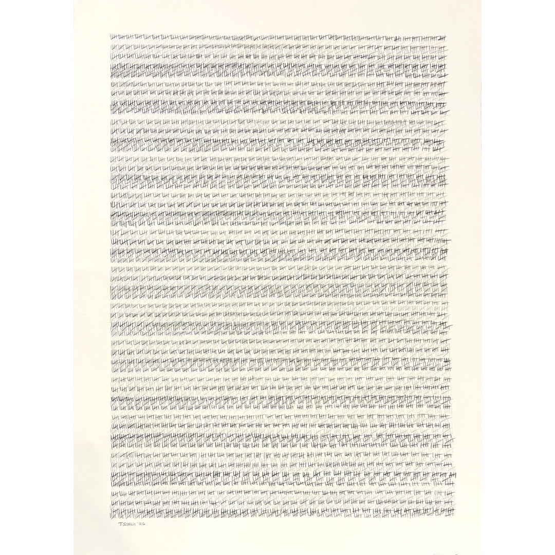 hatch mark showing time spent in prison minimal grey black and white lines on paper vertical pattern