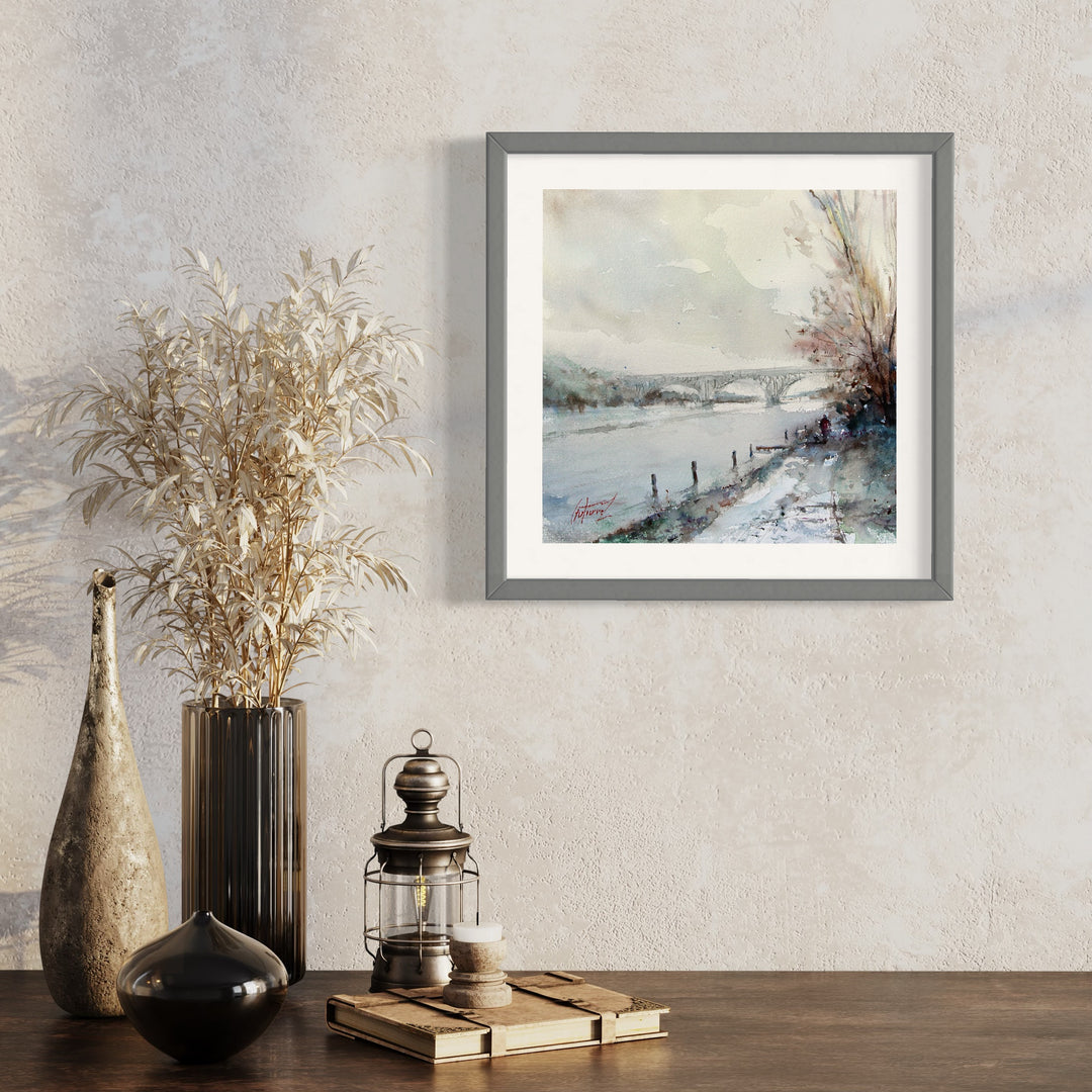 Schuylkill River in Winter