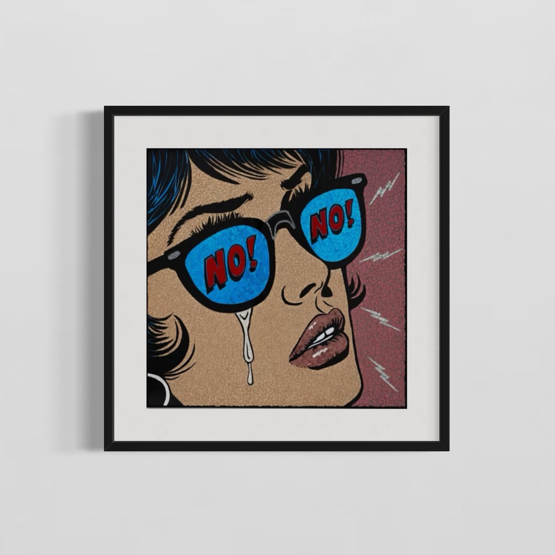 Breaking News Limited Edition Hand Embellished Print