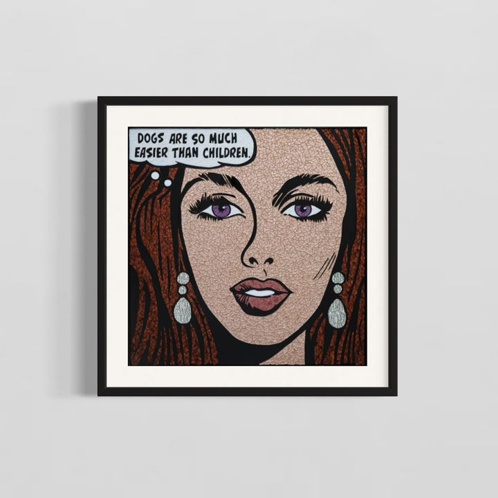 Violet Limited Edition Hand Embellished Print