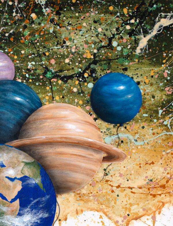 Key to the World Limited Edition Hand Painted Gicleé Print