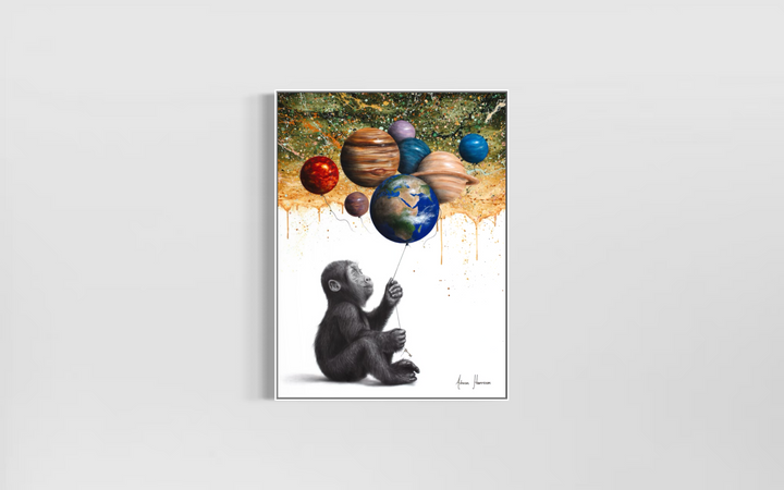 Key to the World Limited Edition Hand Painted Gicleé Print