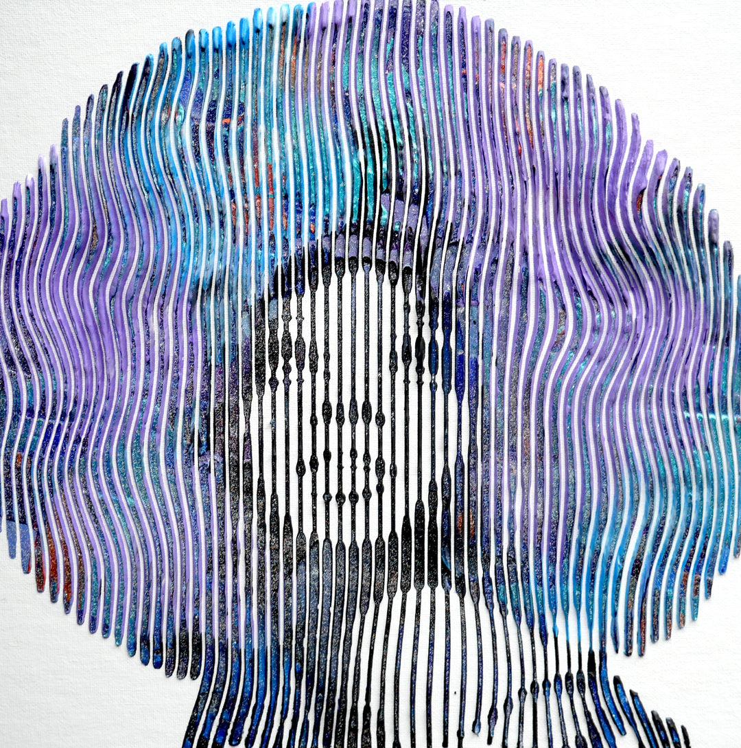 Diana Ross Funk Pop Culture Pop-Art Portrait Mixed-Media Pop 3D 3Dimensional Original Art  