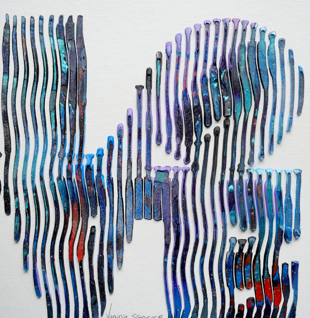 Pop-Art Portrait Mixed-Media Pop 3D 3Dimensional Original Art Love Park Love Statue Philly Philadelphia