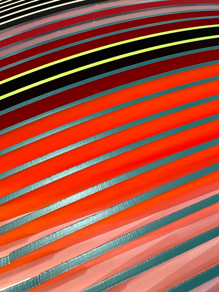 Porthole 232 by José Margulis – side angle view showing the dimensional plexiglass layers