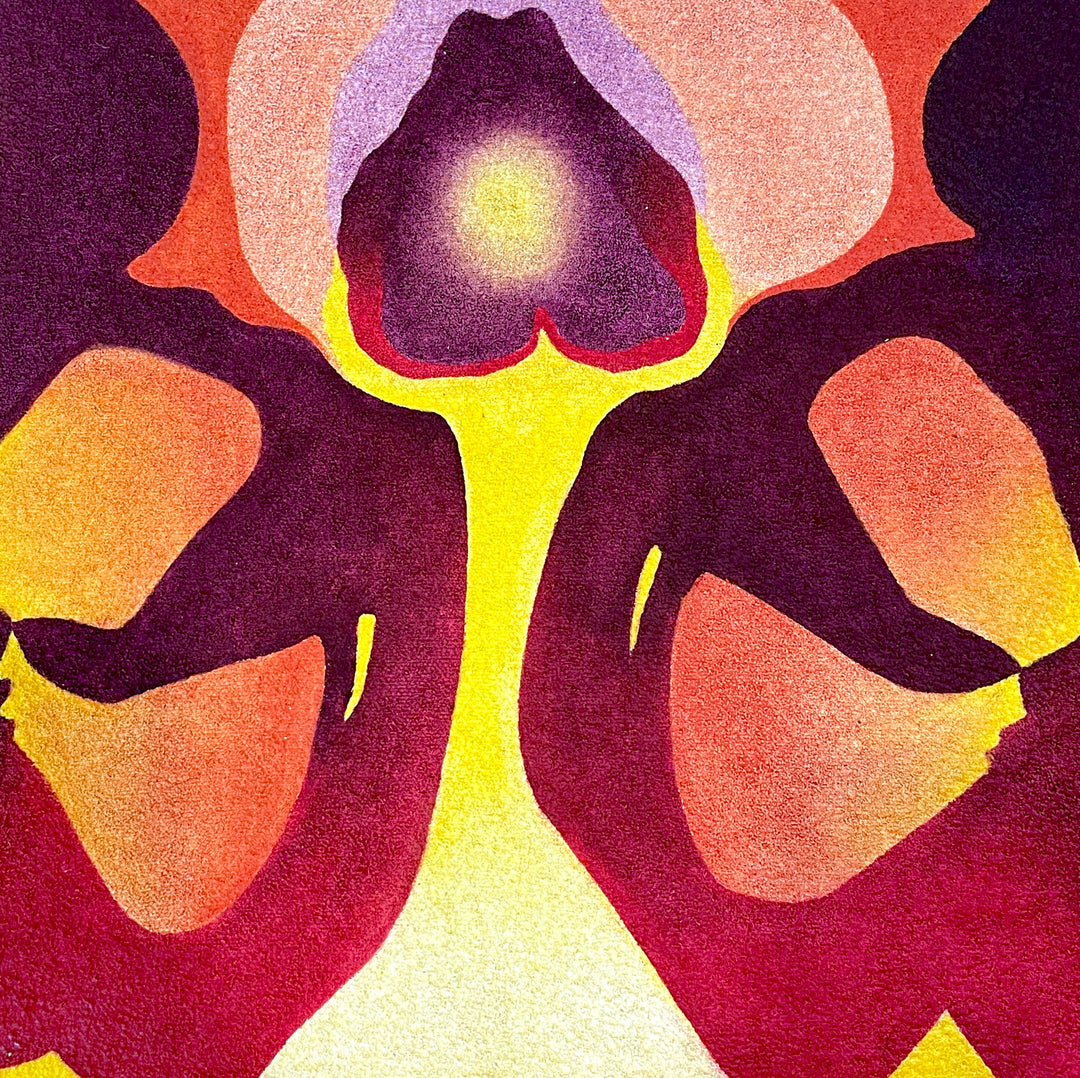 Abstract, Rorschach, Maroon, Surrealism, Surrealist, Orange, Red, Purple, Textured