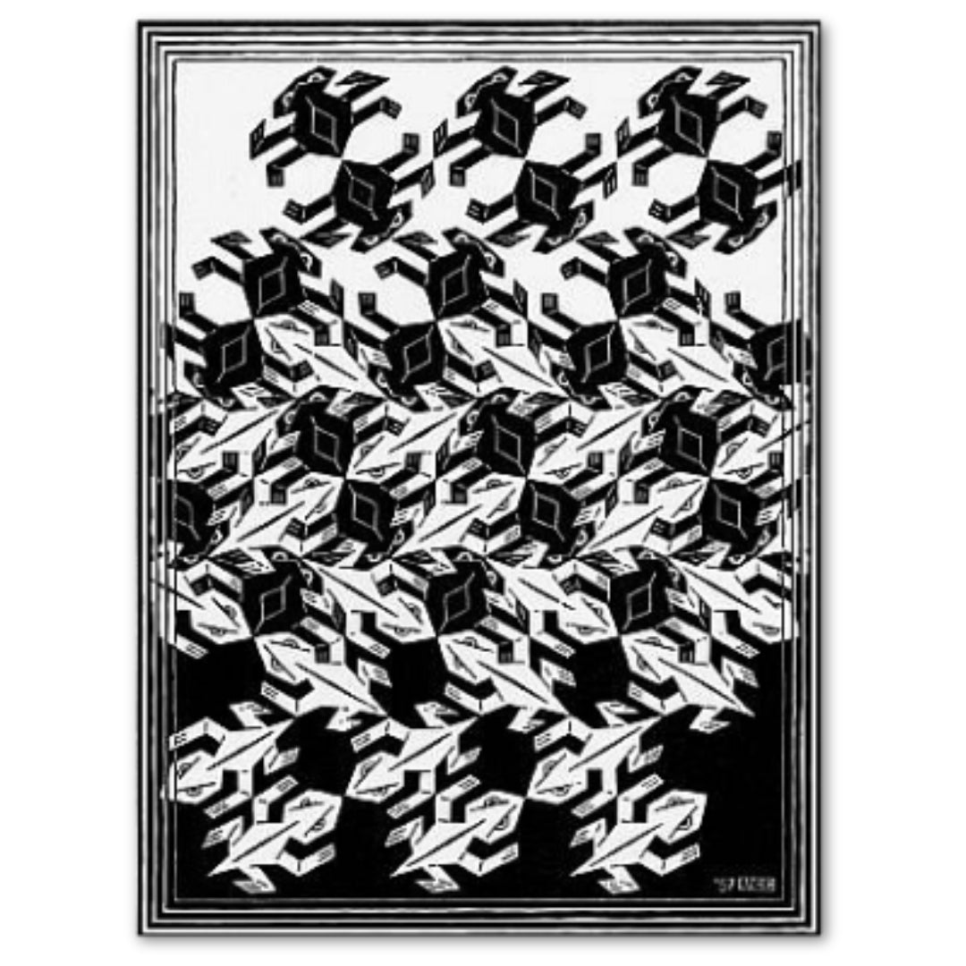 Regular Division of the Plane I Black Suite of 6 FULL SET