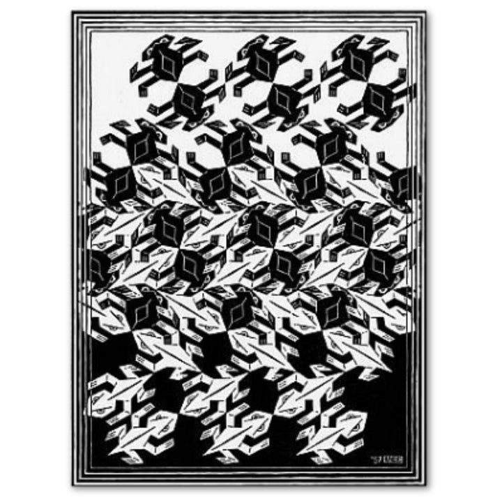Regular Division of the Plane I Black Suite of 6 FULL SET