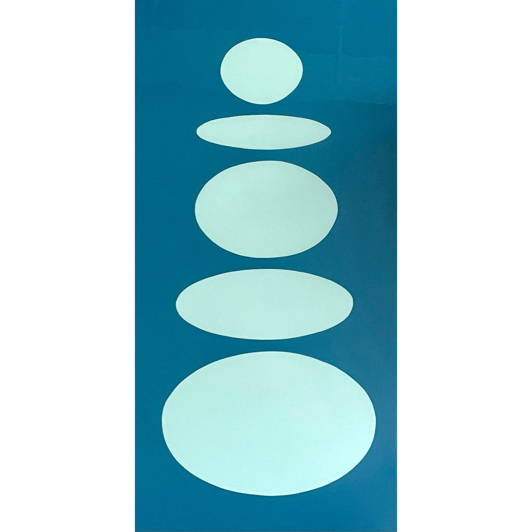 Floating Cairn in Blues