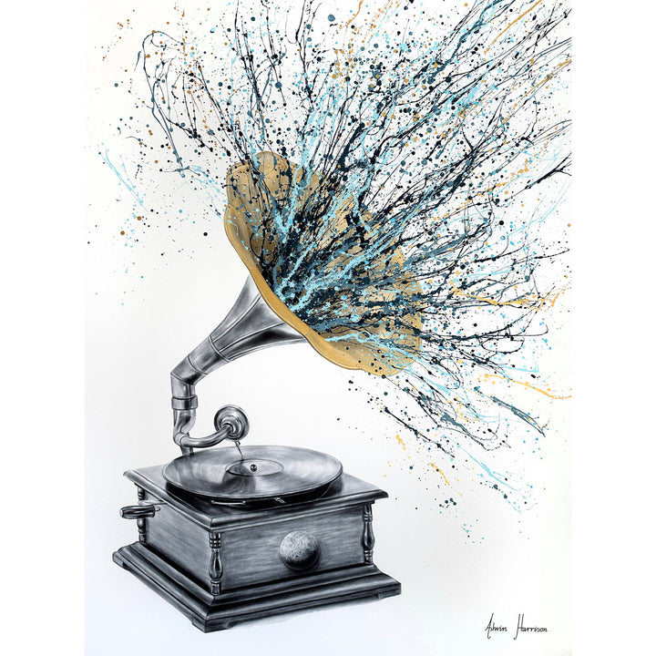 Loud Lunar Limited Edition Hand Painted Gicleé Print