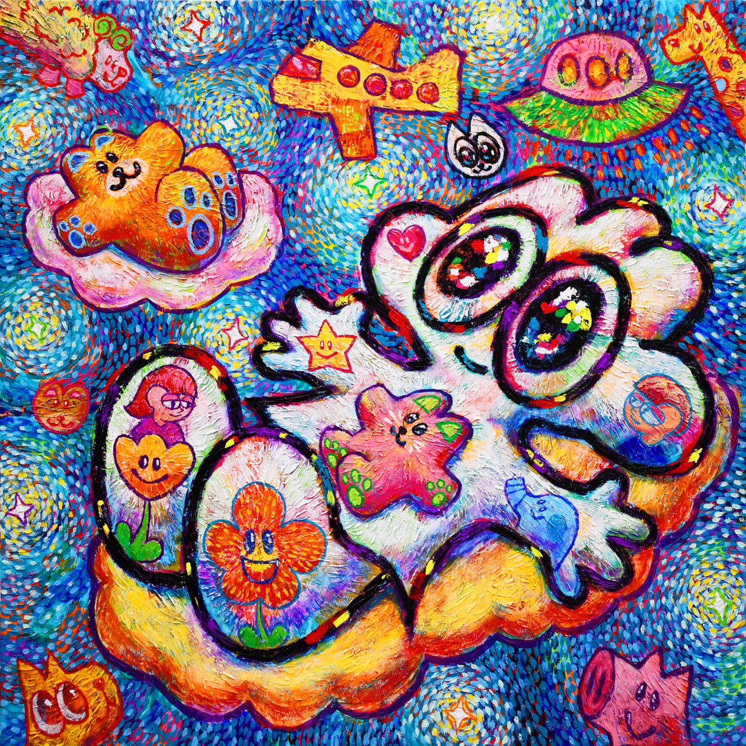 Fantasy, Surrealism, Colorful, Impressionist, Yusuke Toda, Japanese Art, Joyful