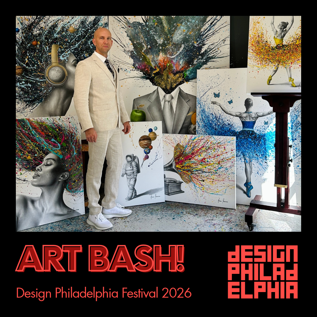 Ashvin Harrison will be painting live at Morton Contemporary in partnership with Design Philadelphia 2026 Design festival