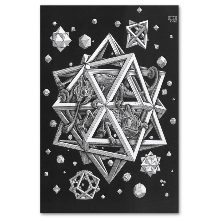 Stars Black and White 