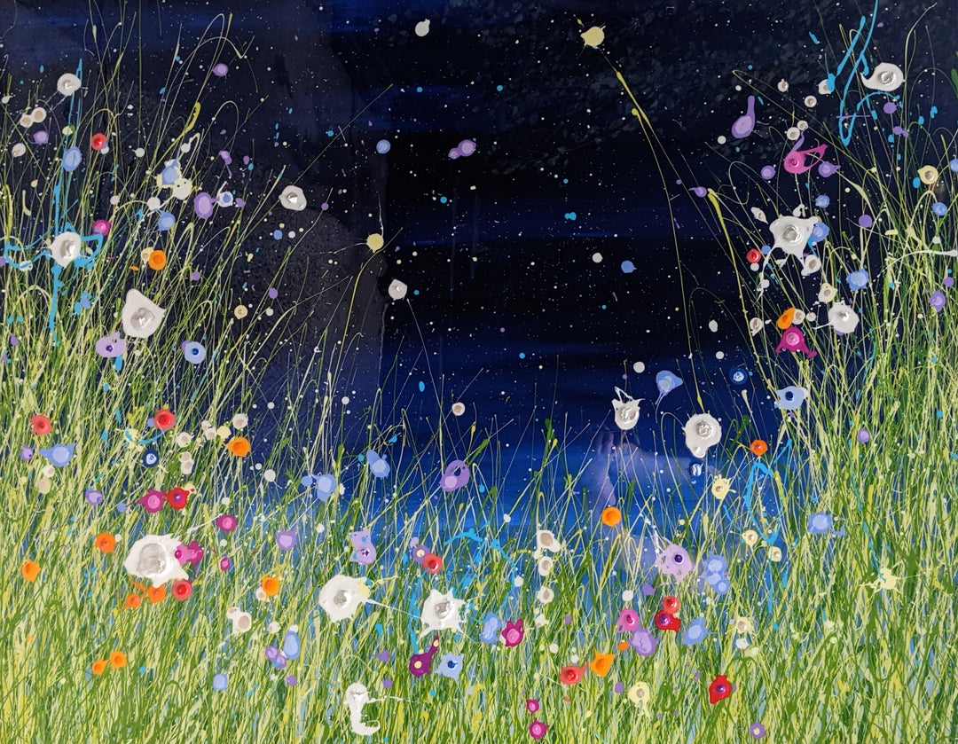 A Voice in the Night Garden 061422 | Oil & Acrylic Painting by