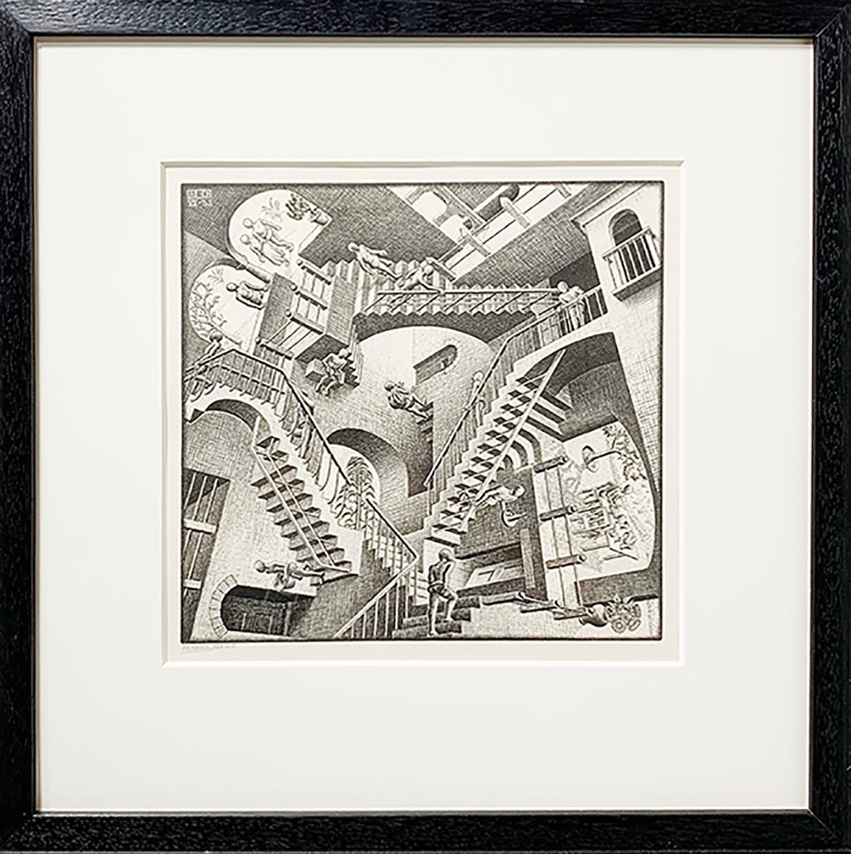 M.C Escher Signed Original Lithograph Relativity | Morton