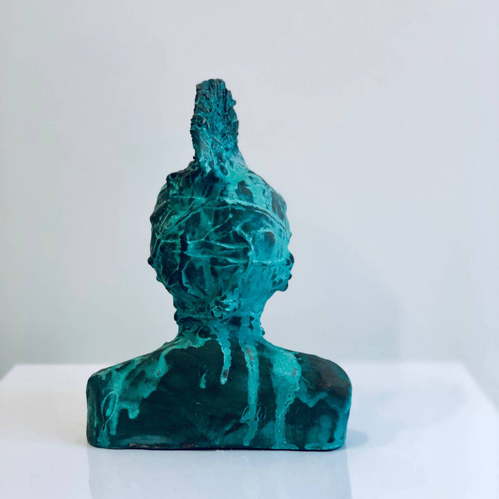 Coral Punk, artwork by Michal Cimala. Bronze. 4.75 by 4.75 by 2.5 inches.