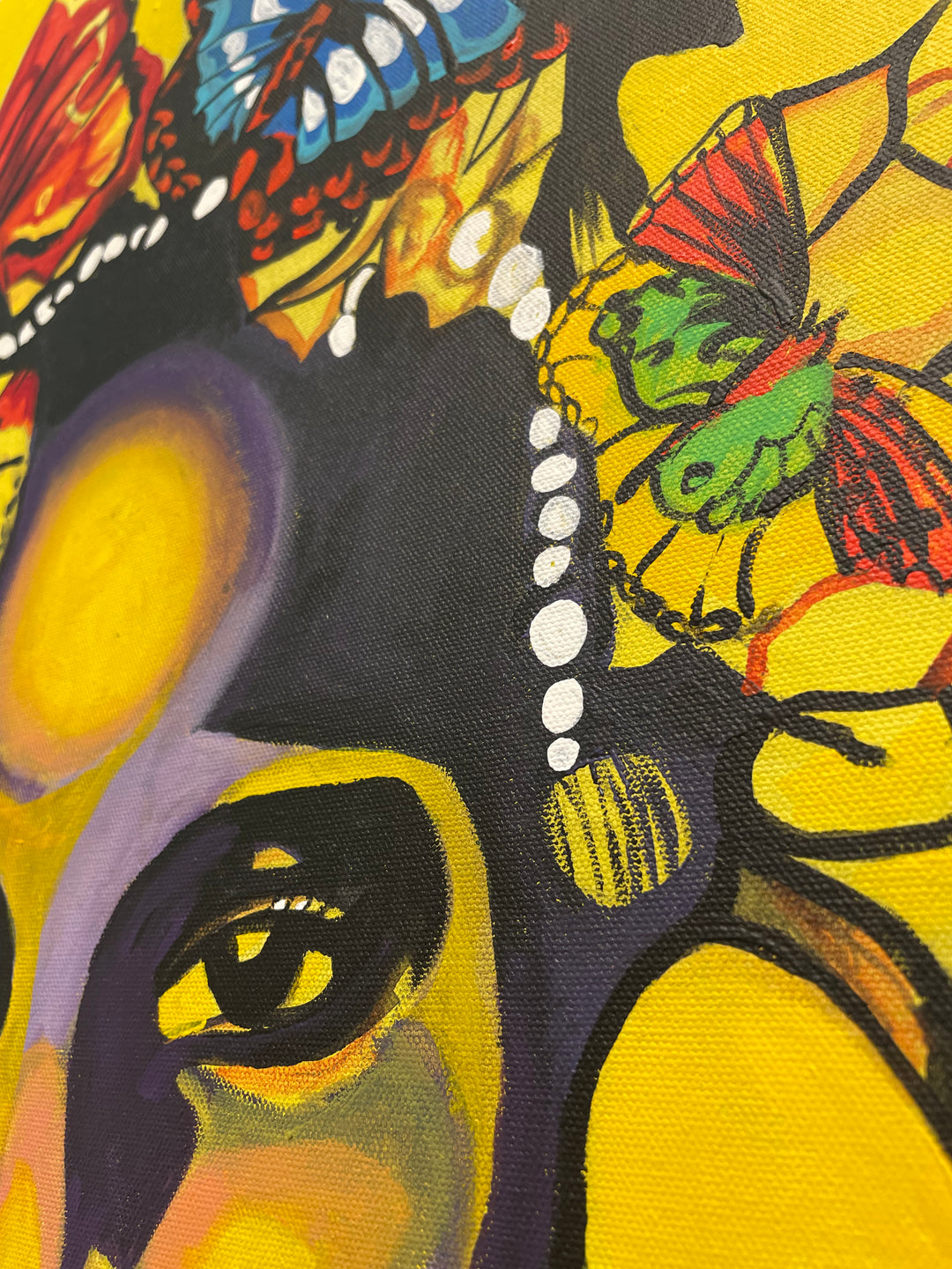 Lady Africa by Suave Gonzalez. Acrylic paint on canvas