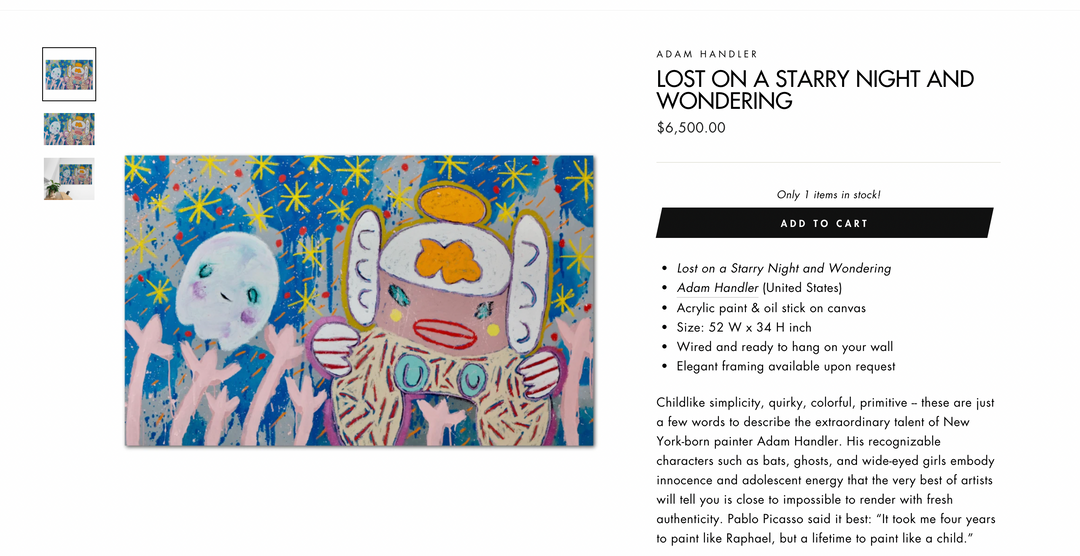 Lost on a Starry Night and Wondering by Adam Handler